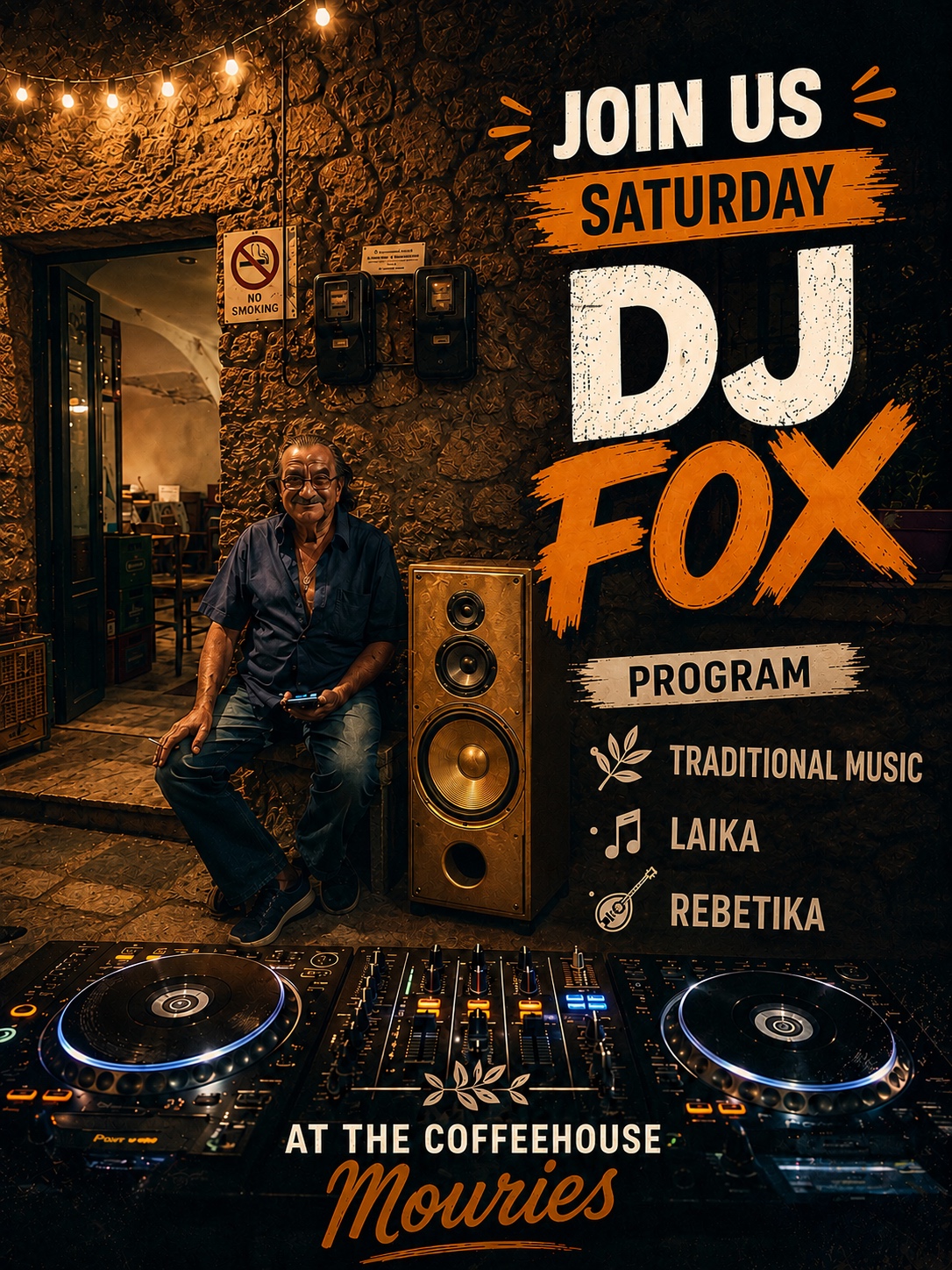 DJ Fox - Saturday at the Coffeehouse Mouries