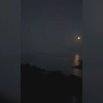 Original frame from the MOURIES Instagram Reel showing moonlight reflected across the sea